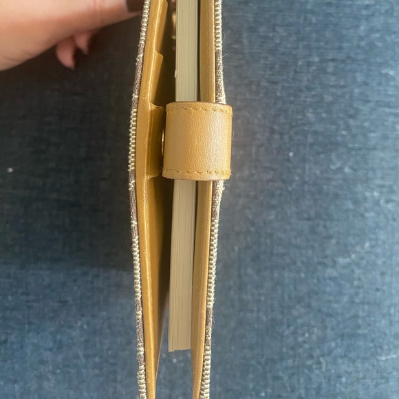 GUCCI PM Agenda Cover Sherry Line GG Logo Canvas Leather - Picture 15 of 15